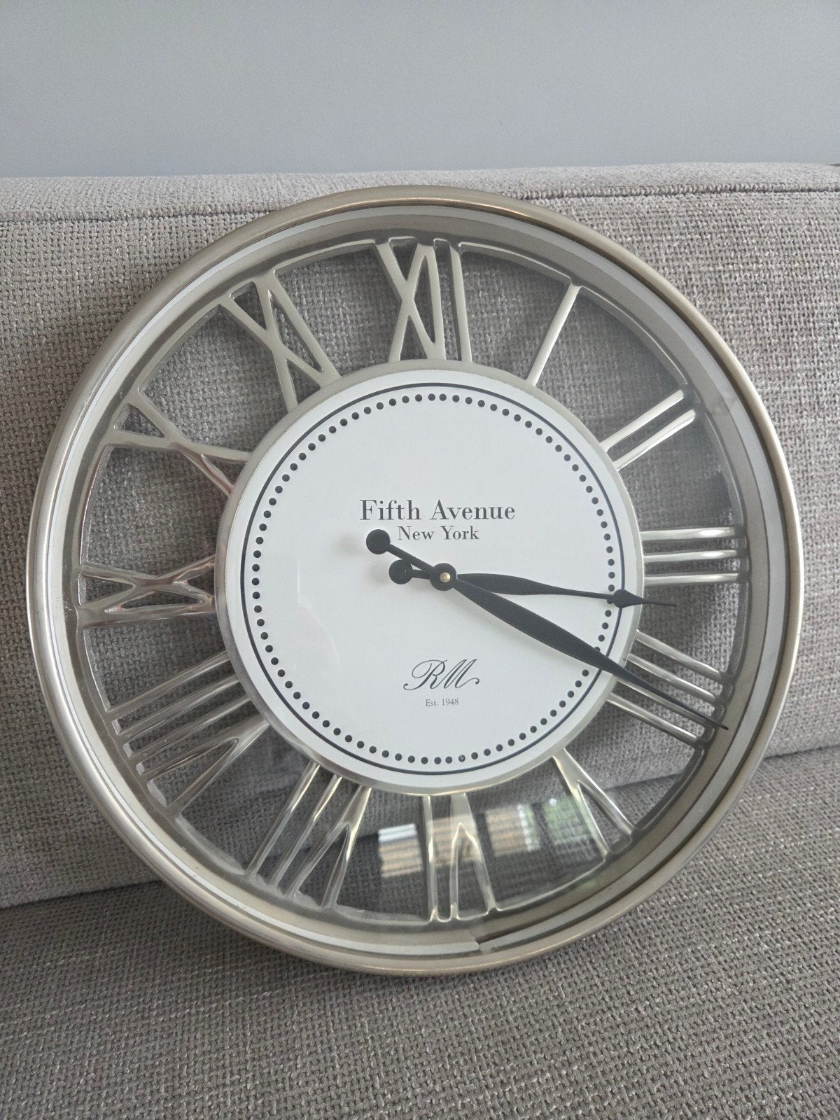 Riviera maison klok, Ophalen, Zo goed als nieuw, Wandklok