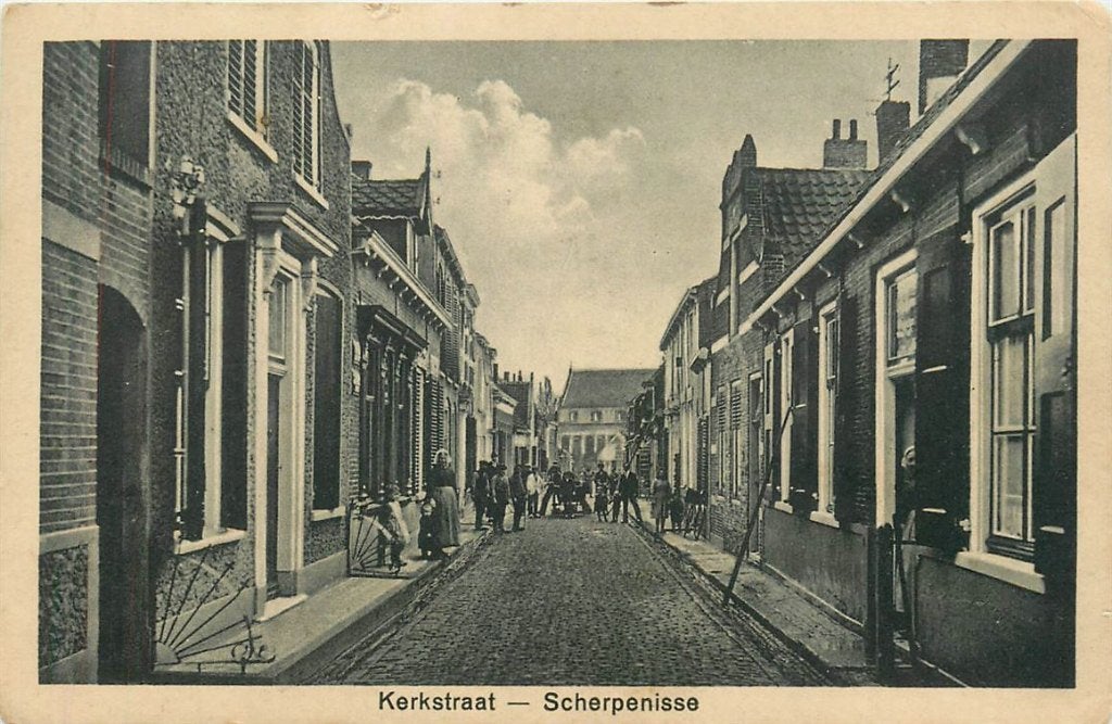 378-341-031 Scherpenisse Kerkstraat, Verzenden, Voor 1920, Zeeland