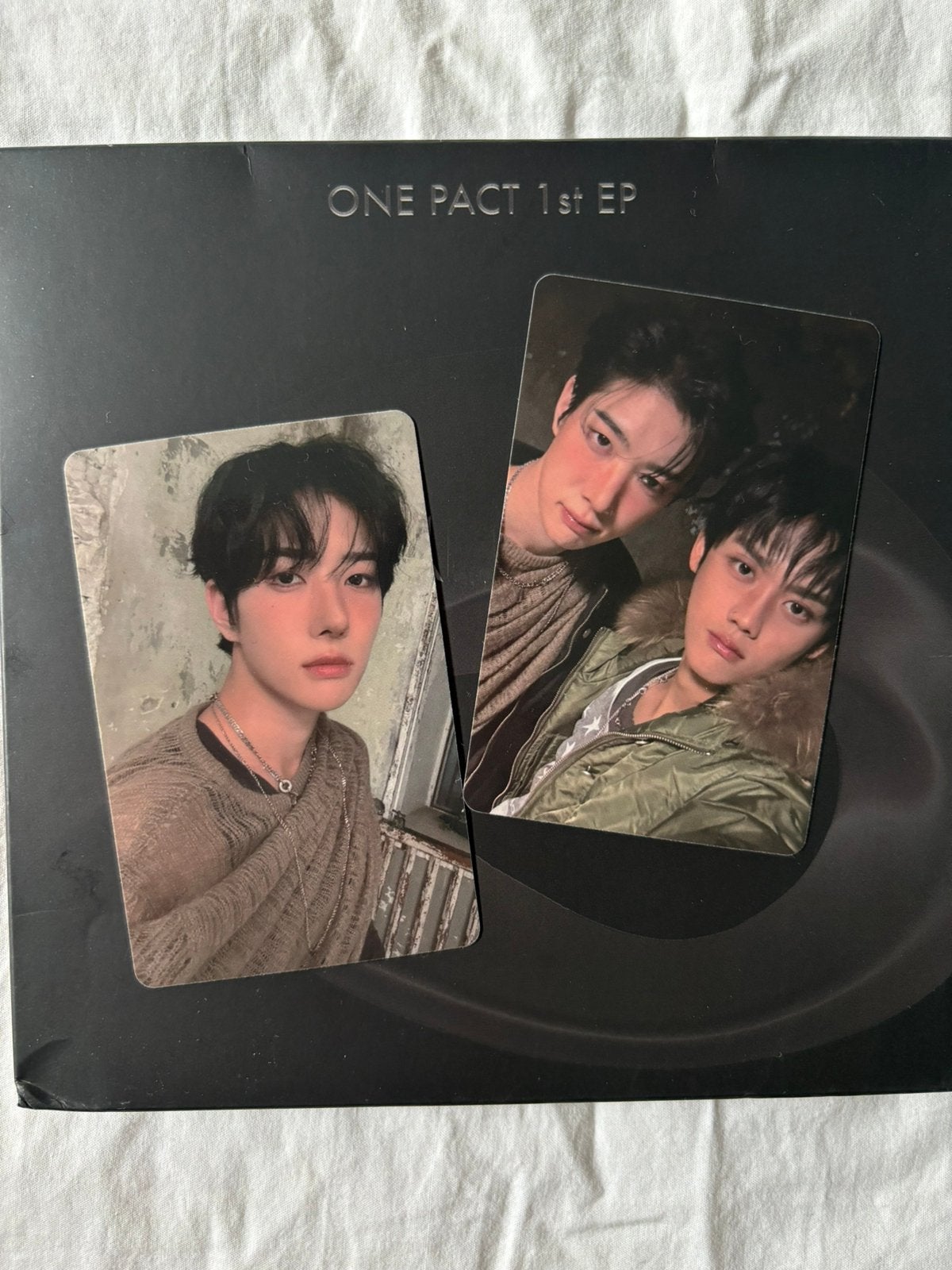 Kpop One Pact 1 Only album pcs Joonwoo en unit, Ophalen of Verzenden, Zo goed als nieuw, Foto of Kaart