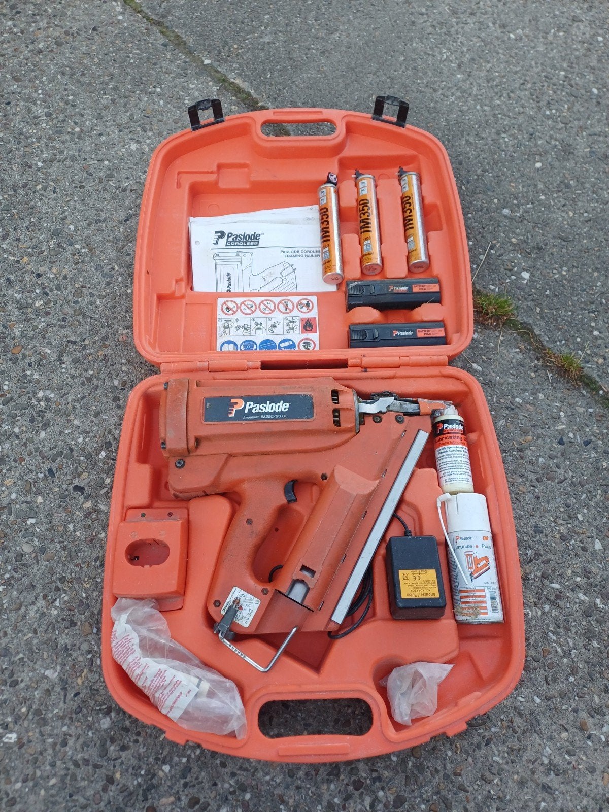 Paslode Tacker tot 63- 90mm nagels, Ophalen of Verzenden, Gebruikt, Overige typen, Overige merken