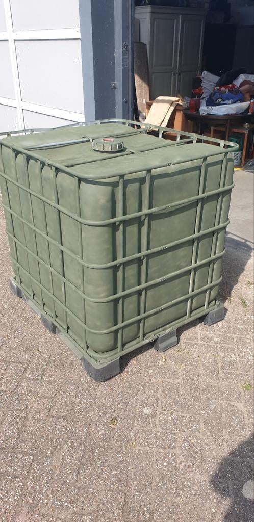 1000 liter container, Tuin en Terras, Regentonnen, 150 liter of meer, Ophalen