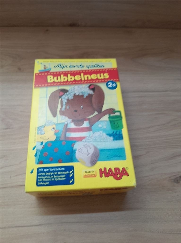Bubbelneus - mijn eerste spellen - haba - s3767, Verzenden, Zo goed als nieuw