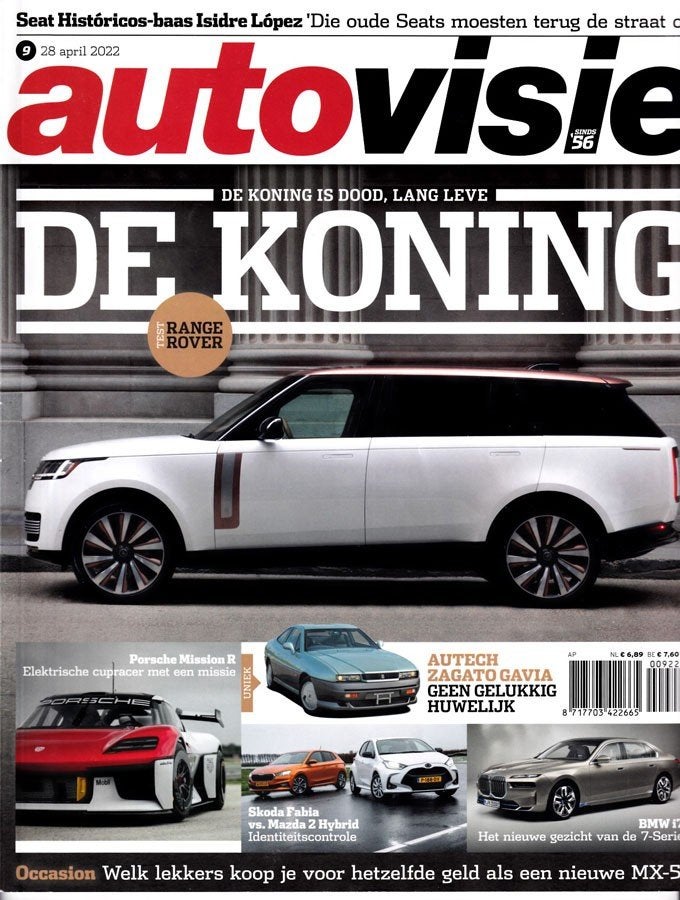 Autovisie 9 2022 : Mazda MX5 - Opel Speedster - Dacia Lodgy, Ophalen of Verzenden, Gelezen, Algemeen