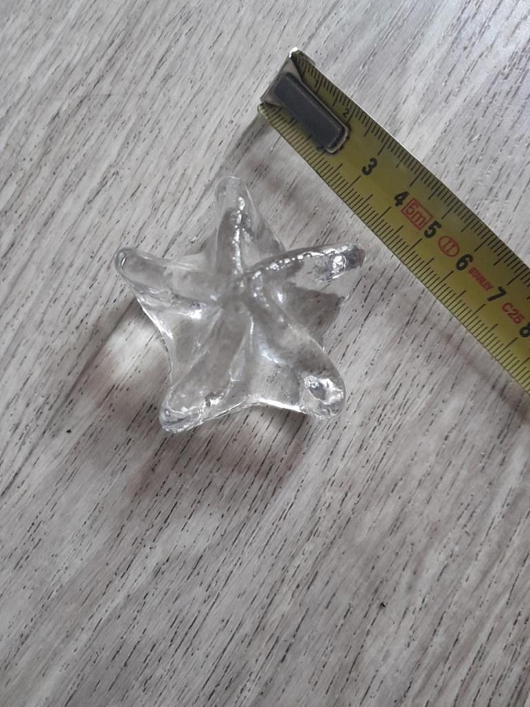 Woondecoratie zeester van glas zgan, Ophalen of Verzenden, Zo goed als nieuw, Glas, Overige stijlen