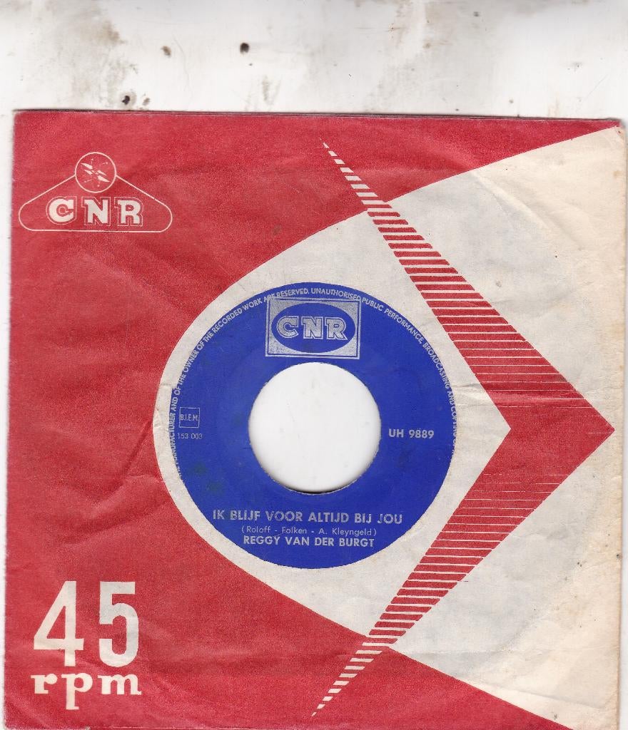 Reggy van der Burgt ( 1967 ), Cd's en Dvd's, Vinyl | Nederlandstalig, Ophalen of Verzenden, Gebruikt, 7 inch, Levenslied of Smartlap