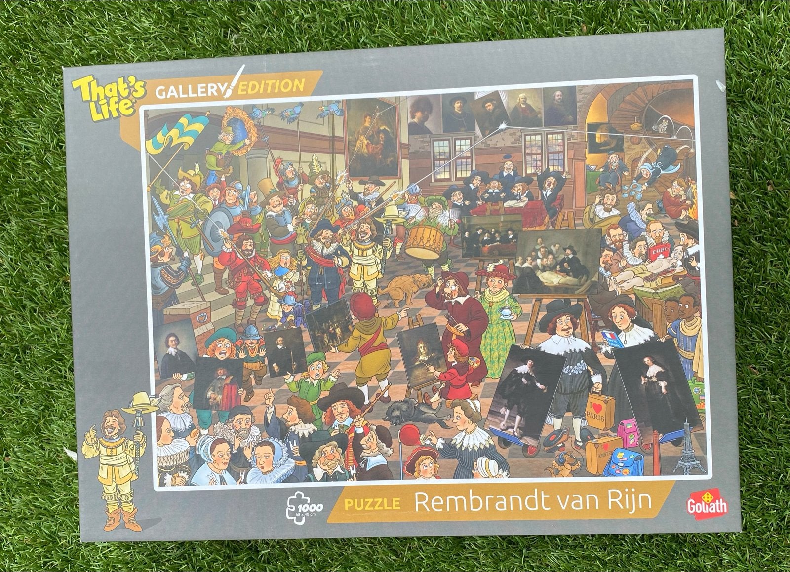 That's Life Gallery Edition Rembrandt van Rijn Puzzel, Ophalen of Verzenden, 500 t/m 1500 stukjes, Gebruikt, Legpuzzel