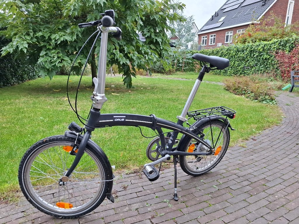 Vouwfiets Orus, 20 inch of meer, Velgrem, Versnellingen, Zo goed als nieuw