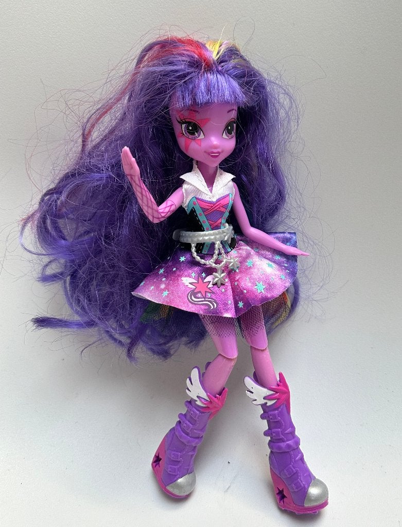 My little pony Rainbow Rocks zingende Twilight Sparkle 23 cm, Kinderen en Baby's, Ophalen of Verzenden, Nieuw