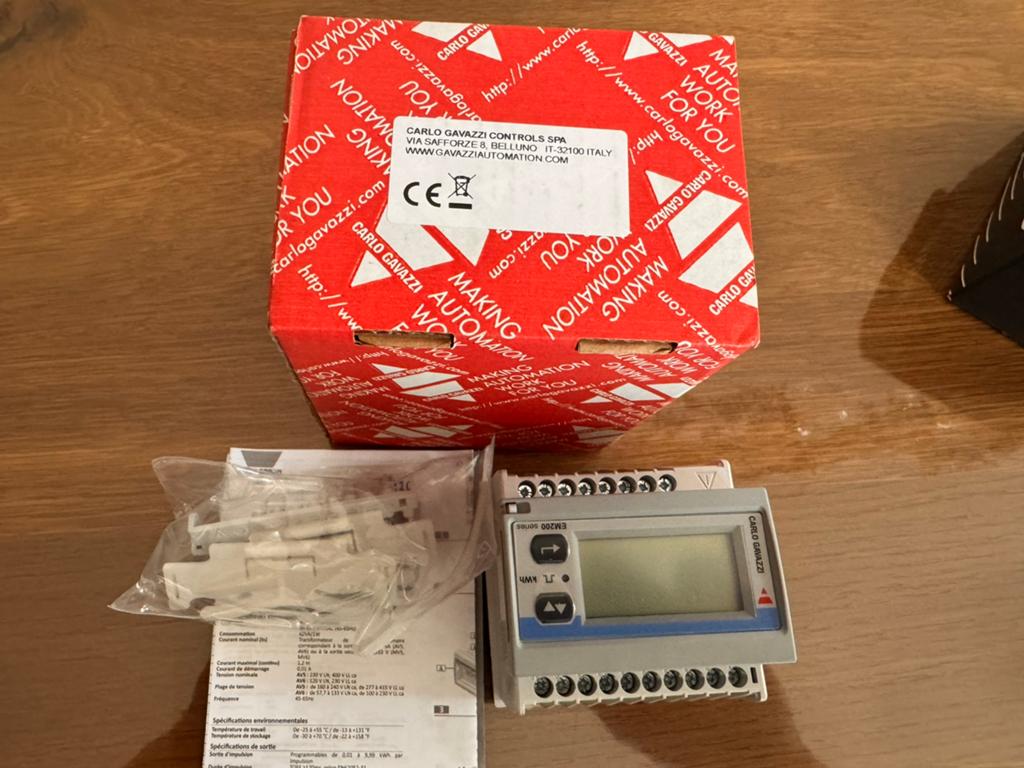 Carlo Gavazzi EM210-72D.AV5.3.X.OS.X KWH-meter, Hobby en Vrije tijd, Elektronica-componenten, Ophalen of Verzenden, Nieuw