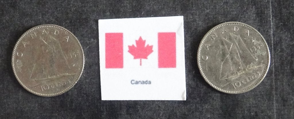 Munten Canada, Verzenden, Noord-Amerika