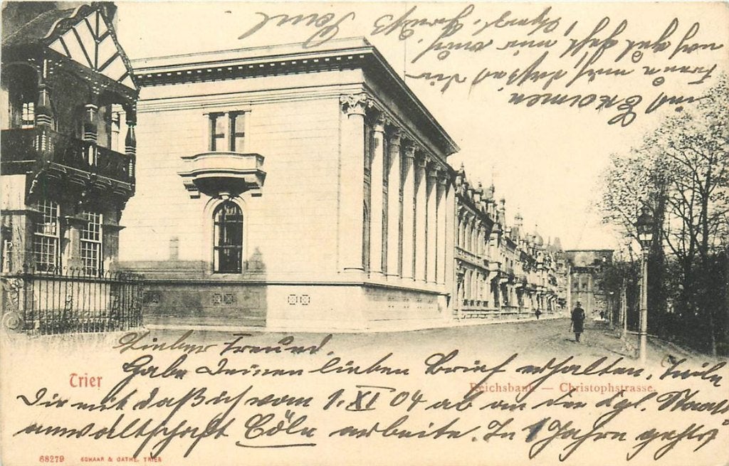 379-115-027 Trier Christophstrasse, Verzenden, Voor 1920, Duitsland