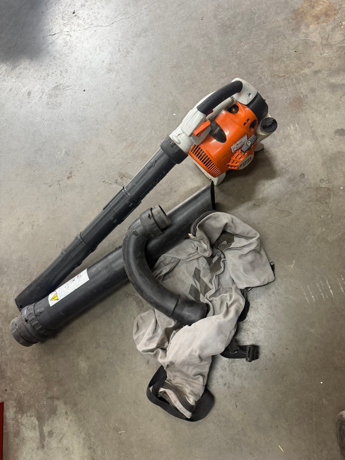 Stihl sh 86 bladblazer/zuiger, Ophalen, Zo goed als nieuw, Benzine