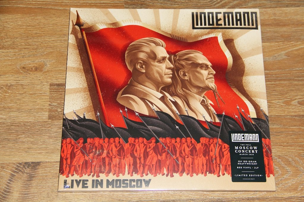 Lindemann - Live in Moscow - 2LP op rood vinyl, Ophalen of Verzenden, Geseald, 12 inch, Nieuw in verpakking