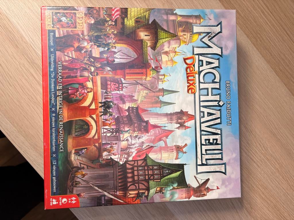 Machiavelli Deluxe Bordspel - 999 Games, Een of twee spelers, Ophalen of Verzenden, Gebruikt