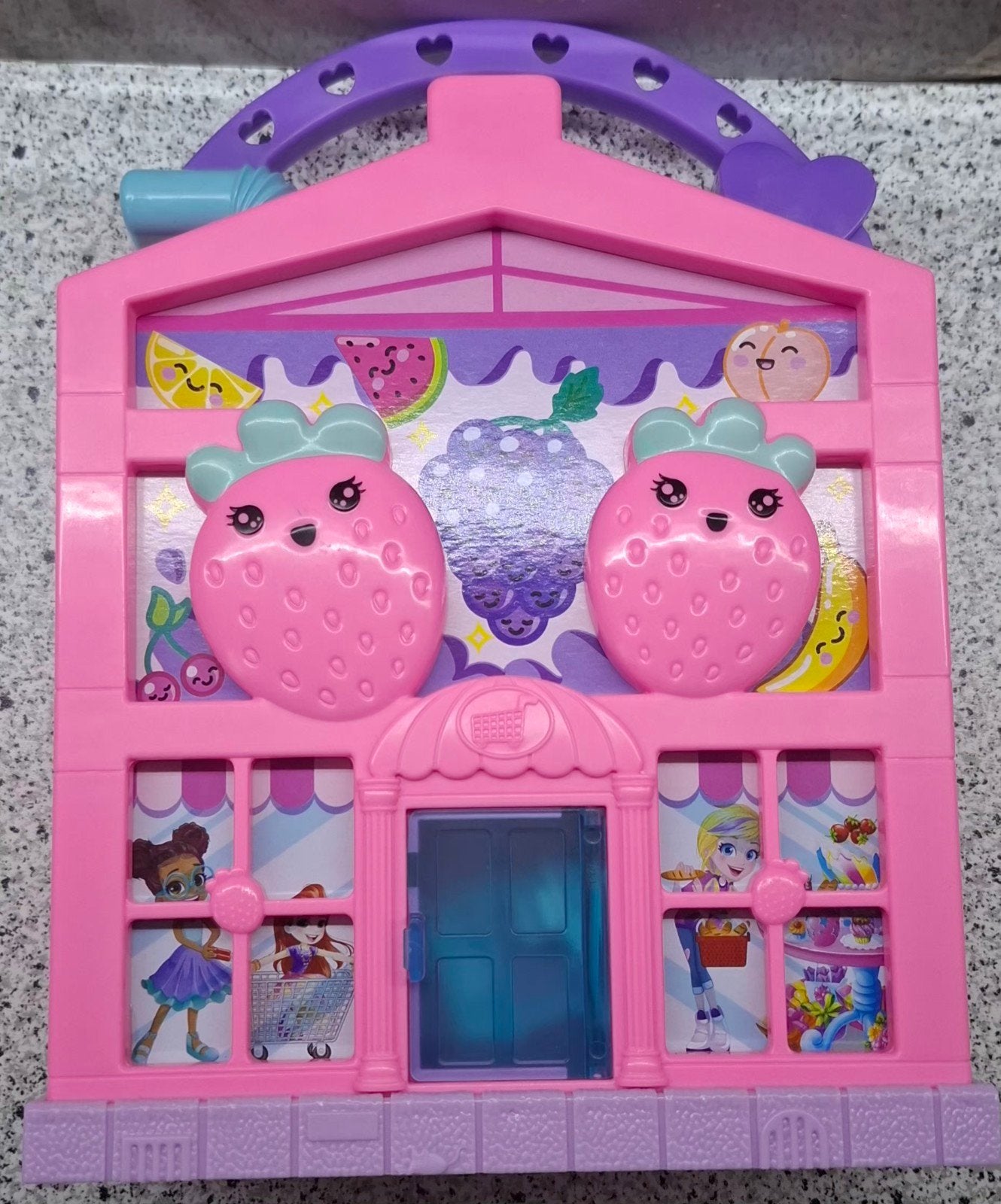 Polly Pocket Supermarkt Speelset met Accessoires, Ophalen of Verzenden, Gebruikt, Jongen of Meisje