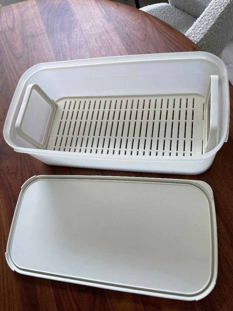 Tupperware groentedoos, Ophalen, Gebruikt, Crème, Overige typen