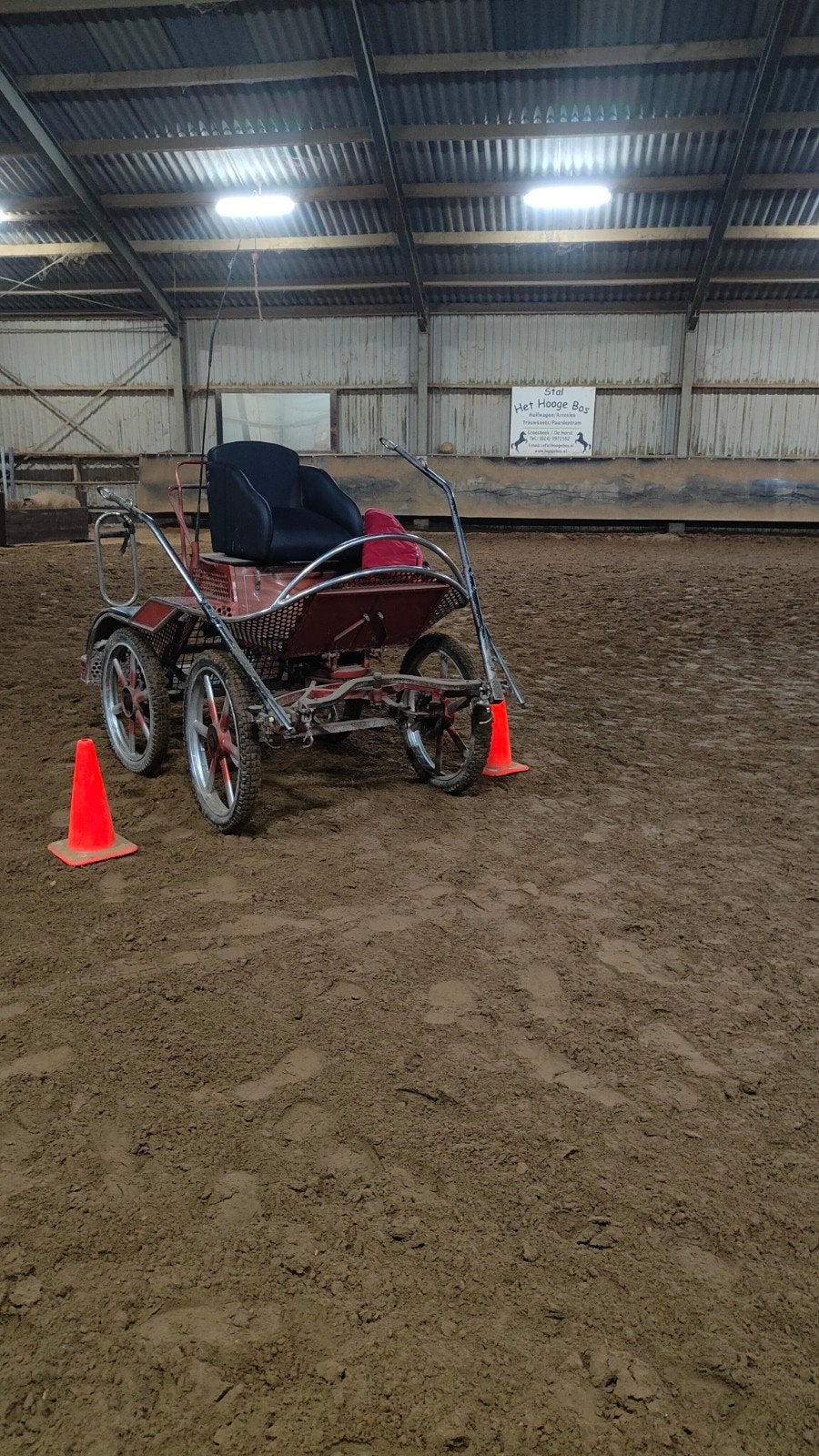 enkelspan marathonwagen paard, Dieren en Toebehoren, Rijtuigen en Koetsen, Gebruikt, Marathonwagen, Paard