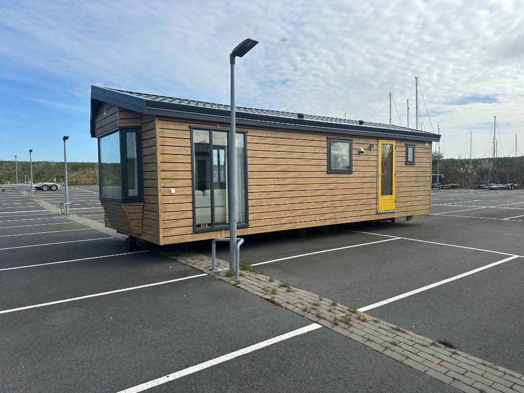 Kunststof Chalet pannedak 2 slaapkamers incl.transport♦️, Tot en met 4