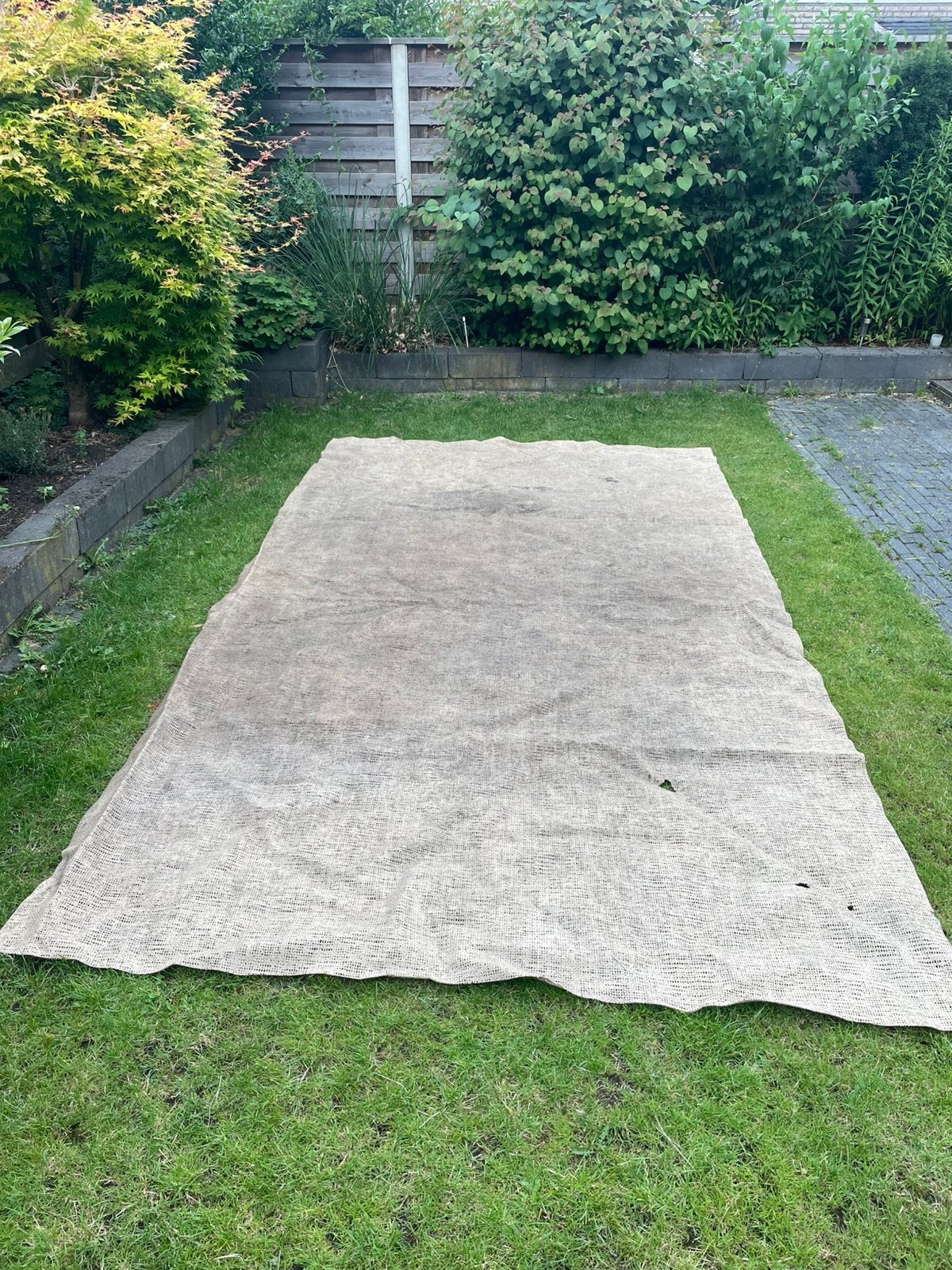 Tentkleed / Tenttapijt / Vloerkleed – 2 x 3,5 meter, Ophalen, Gebruikt