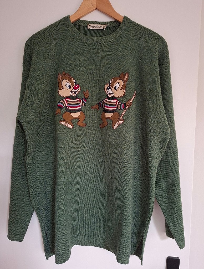 Vintage Originele Unieke  Donaldson Disney Knabbel & Babbel, Ophalen of Verzenden, Overige figuren, Gebruikt, Kleding of Textiel