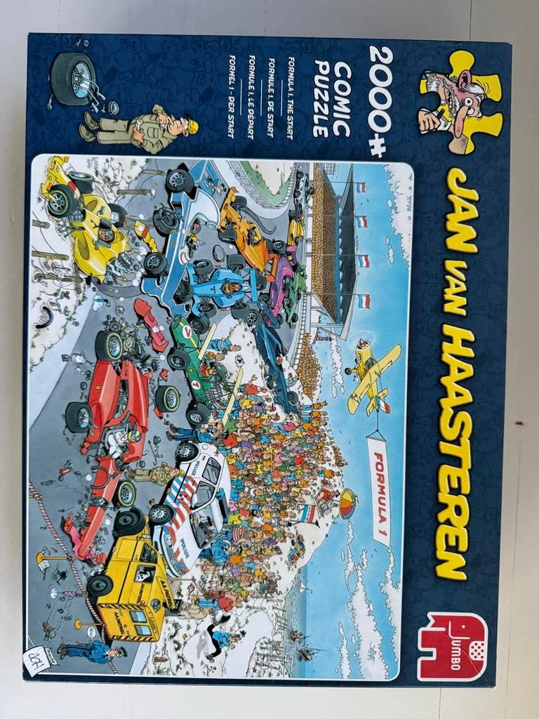Jan van Haasteren Formule 1 Puzzel 2000 Stukjes, Ophalen, Meer dan 50 stukjes, Zo goed als nieuw, 6 jaar of ouder