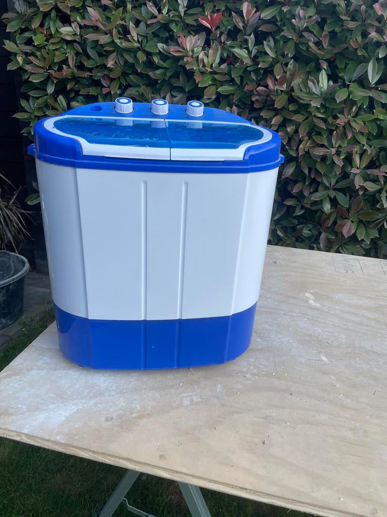 Mestic MW-120 Camping Wasmachine - Compact & Draagbaar, Caravans en Kamperen, Ophalen, Zo goed als nieuw