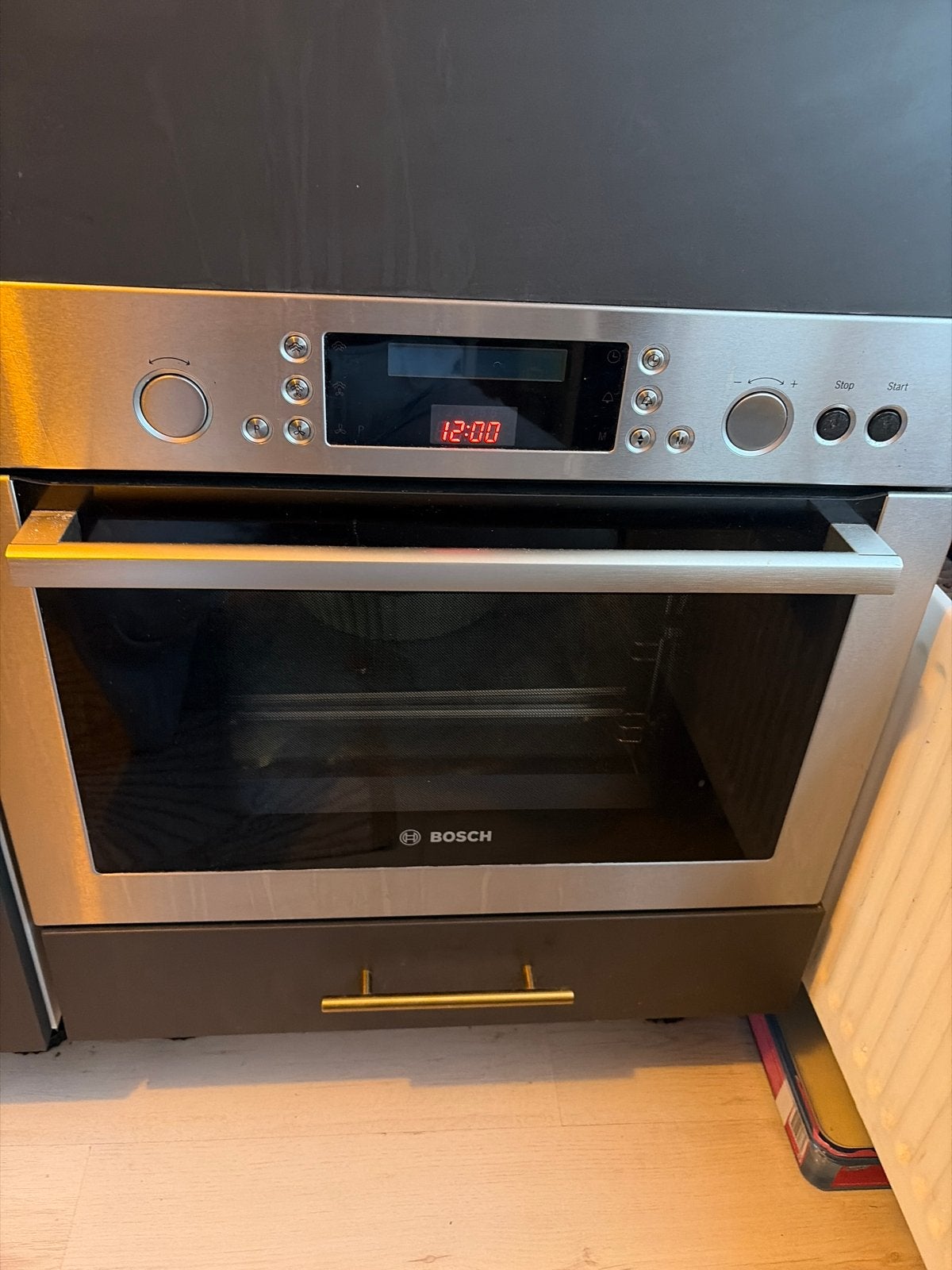 Bosch Stoomoven - Inbouw - Zo goed als nieuw, Ophalen, 45 tot 50 cm, Bosch, Inbouw