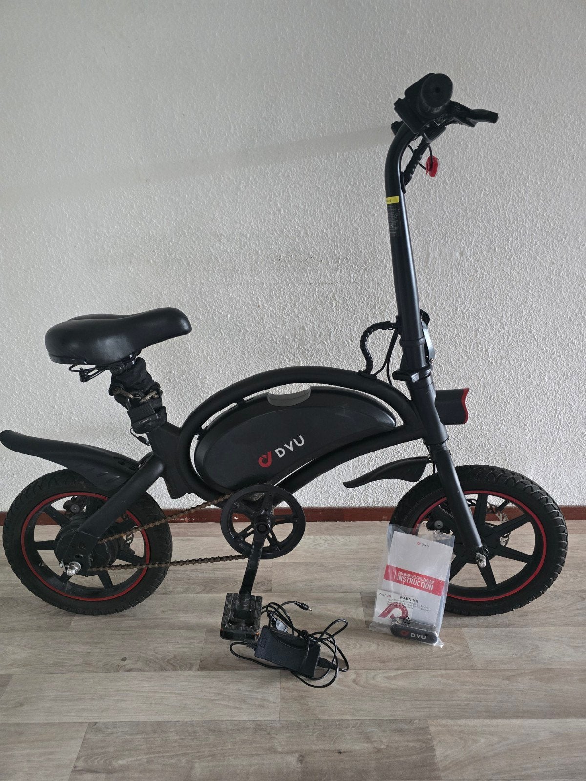 DYU D3F 14 Inch Elektrische Fiets, Ophalen, Gebruikt, 14 tot 16 inch, Overige merken