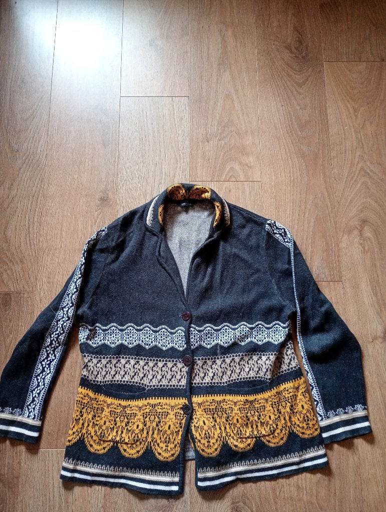 Mooi donkergrijs vest mt XXL Bloomings, Maat 46/48 (XL) of groter, Ophalen of Verzenden, Bloomings, Grijs