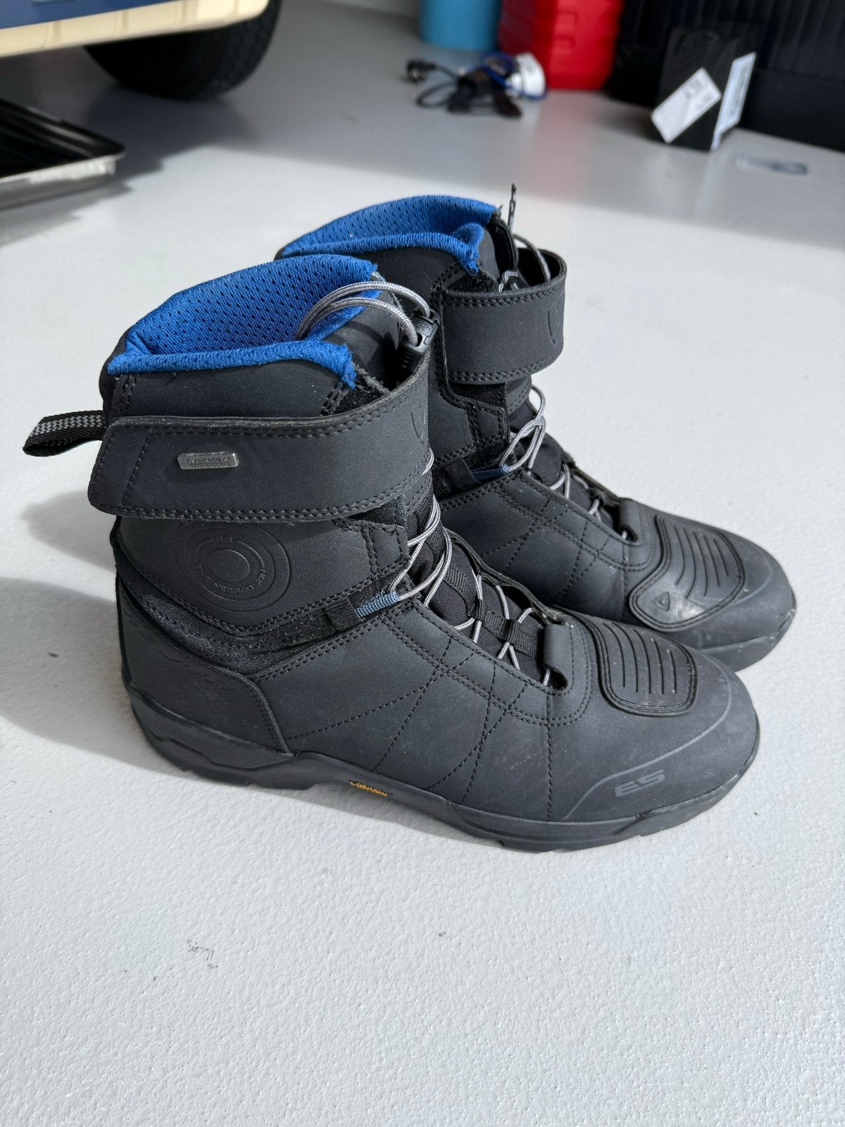 Revit motorlaarzen Hydroshield Vibram zolen Maat 44, Ophalen of Verzenden, Tweedehands, Laarzen