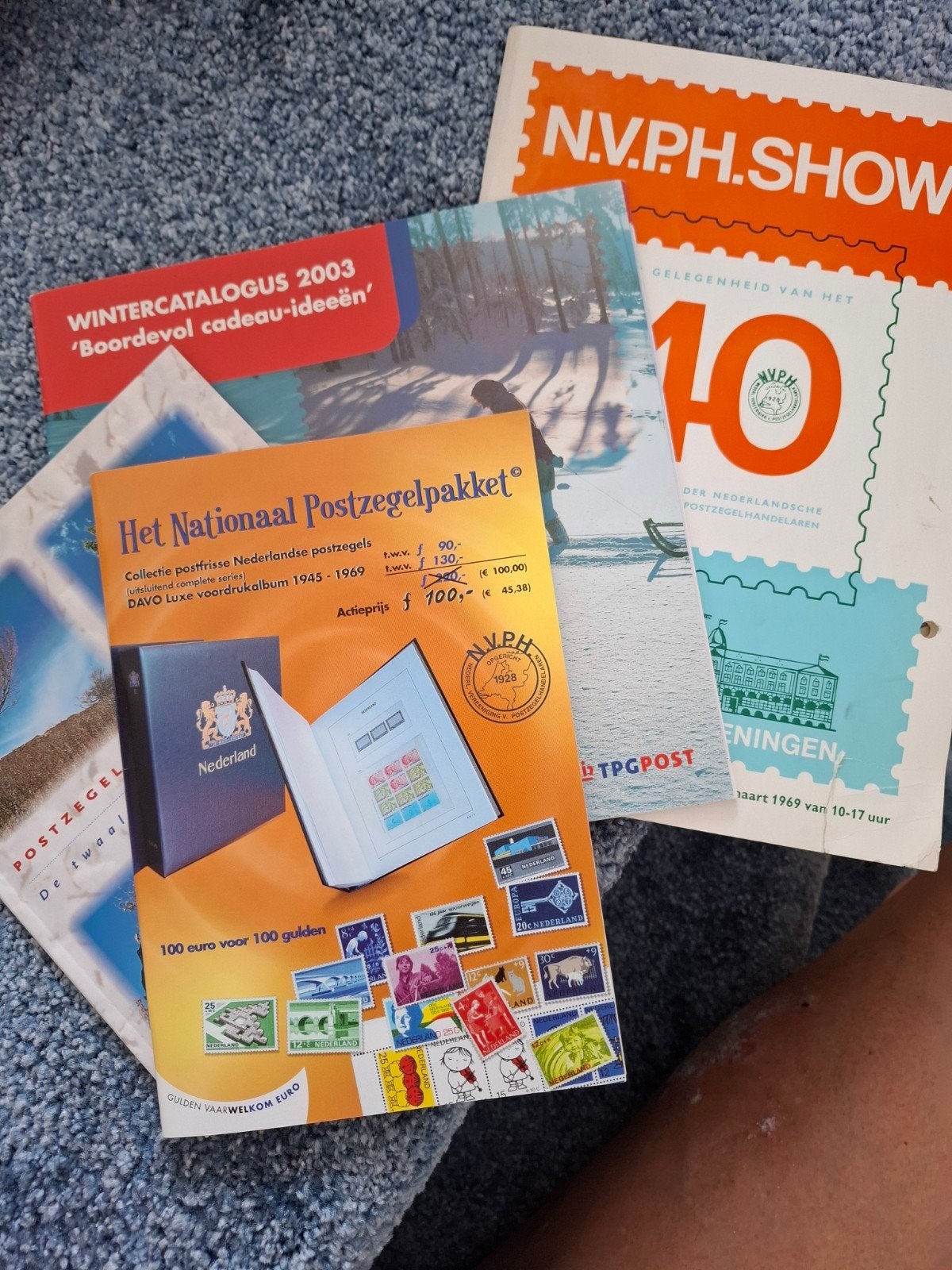 Nationaal Postzegelpakket met Davo album en postzegels, Ophalen, Na 1940, Postfris