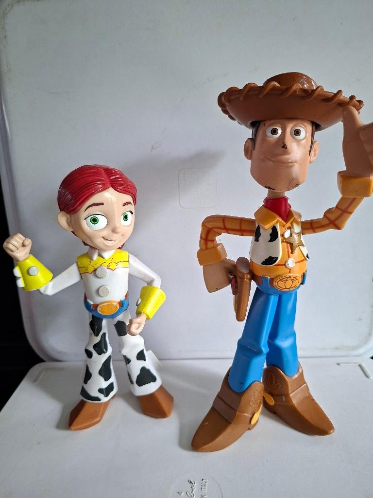 Disney Pixar Toy Woody en Jessie dolls Mattel, Ophalen of Verzenden, Gebruikt