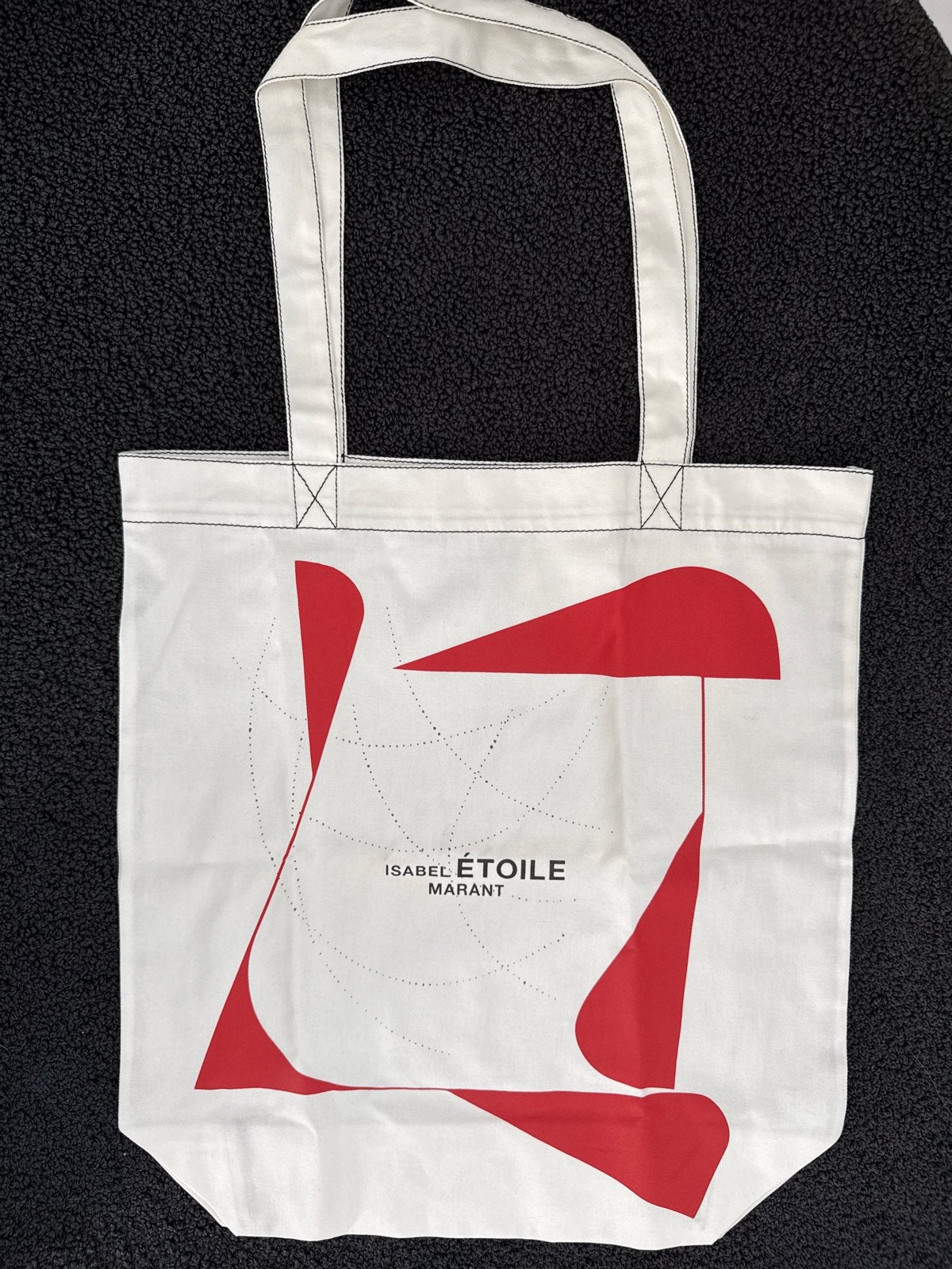 Isabel Marant Étoile Canvas Shopper Tas, Ophalen of Verzenden, Nieuw, Wit, Shopper