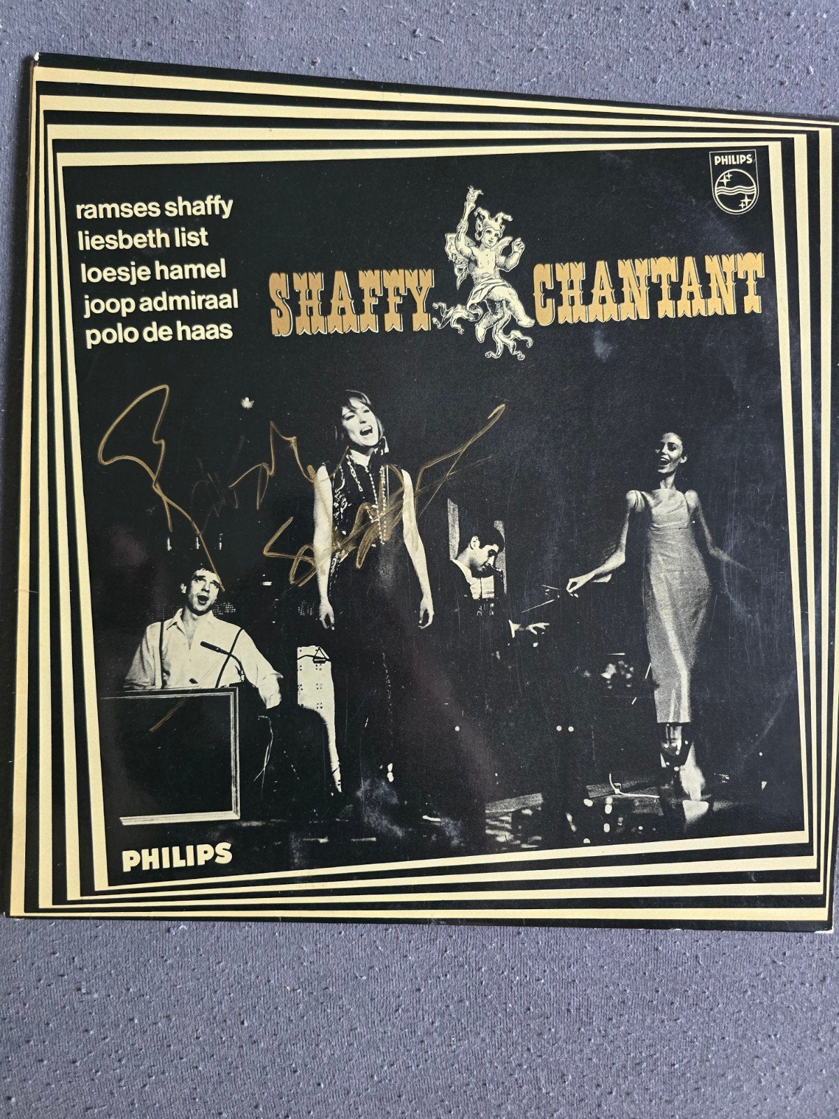 Ramses shaffy GESIGNEERD Lp, Ophalen of Verzenden, Zo goed als nieuw, 12 inch, Levenslied of Smartlap