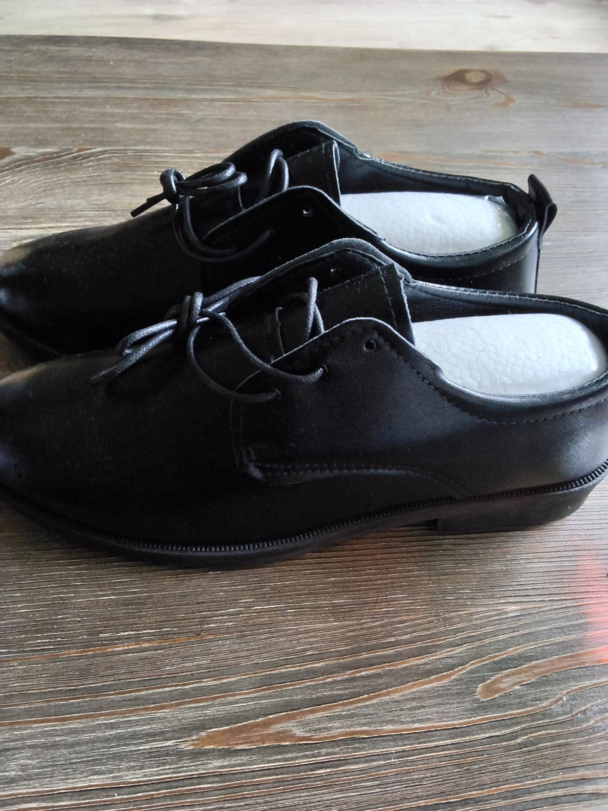 Nieuwe Zwarte Herenschoenen / Veterschoenen – Comfortabel 42, Sport en Fitness, Ophalen of Verzenden, Nieuw, Schoenen