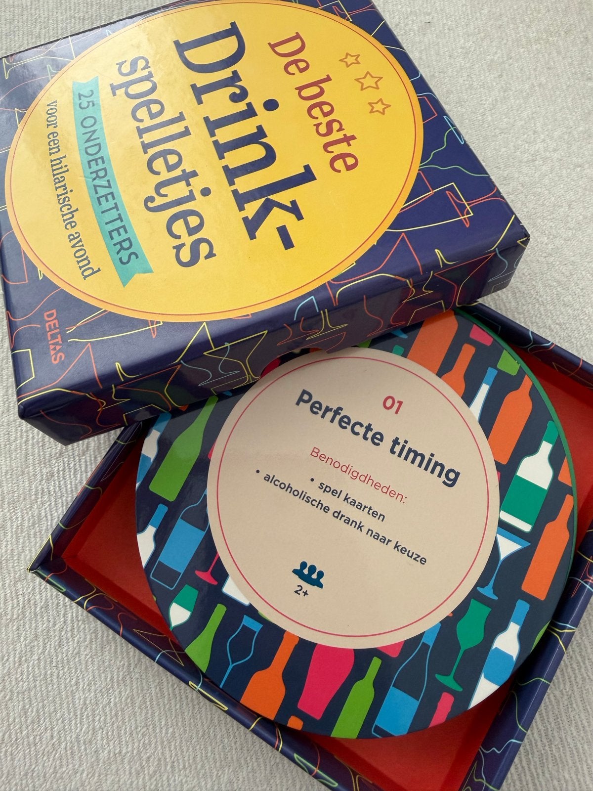 De beste Drinkspelletjes - 25 onderzetters, Een of twee spelers, Ophalen of Verzenden, Nieuw