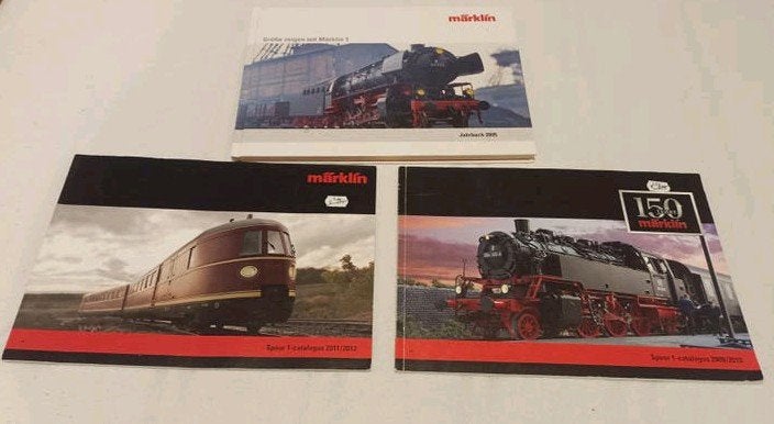 Märklin spoor 1 jaarboek en catalogussen T.E.A.B., Wisselstroom, Gebruikt, Märklin, Boek, Tijdschrift of Catalogus