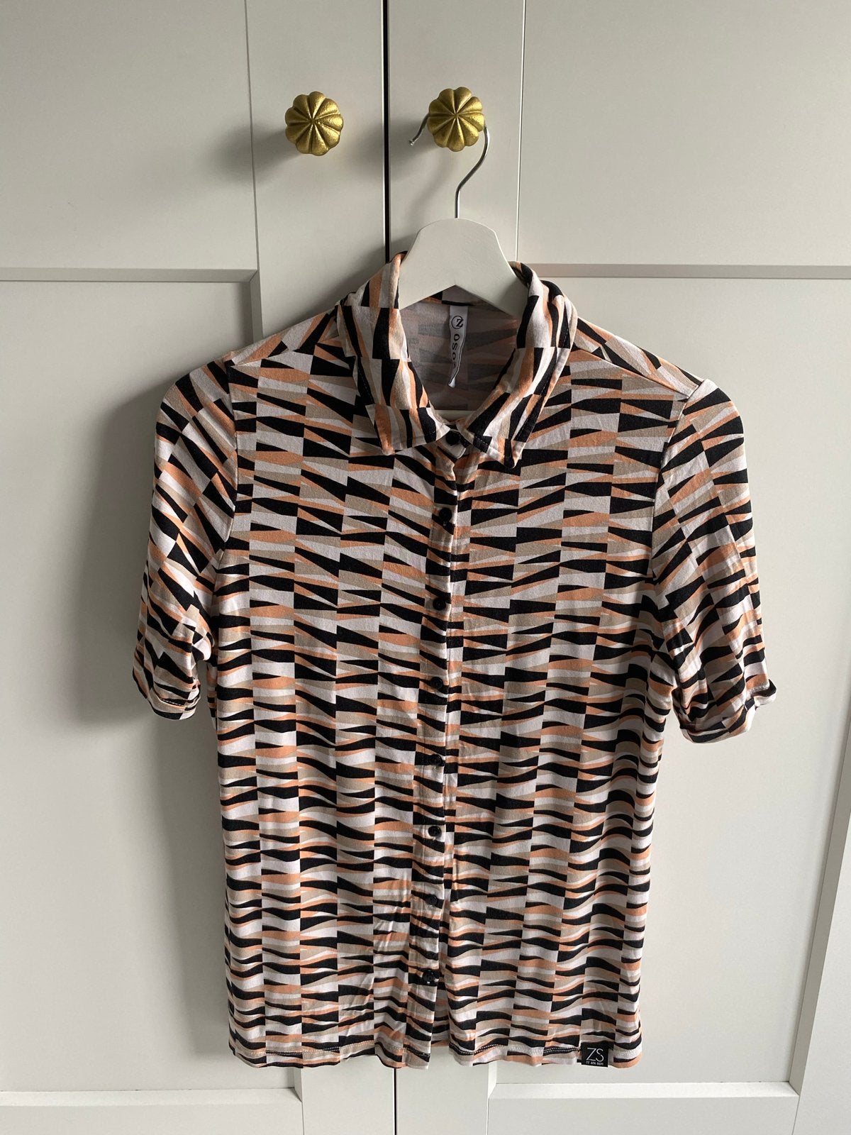 Zoso blouse met print, valt als maat S, Ophalen of Verzenden, Zo goed als nieuw, Maat 36 (S), Meerkleurig