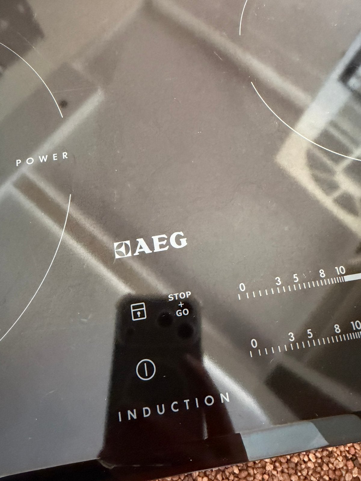 AEG inductieplaat, Ophalen, Gebruikt, 4 kookzones, Inbouw