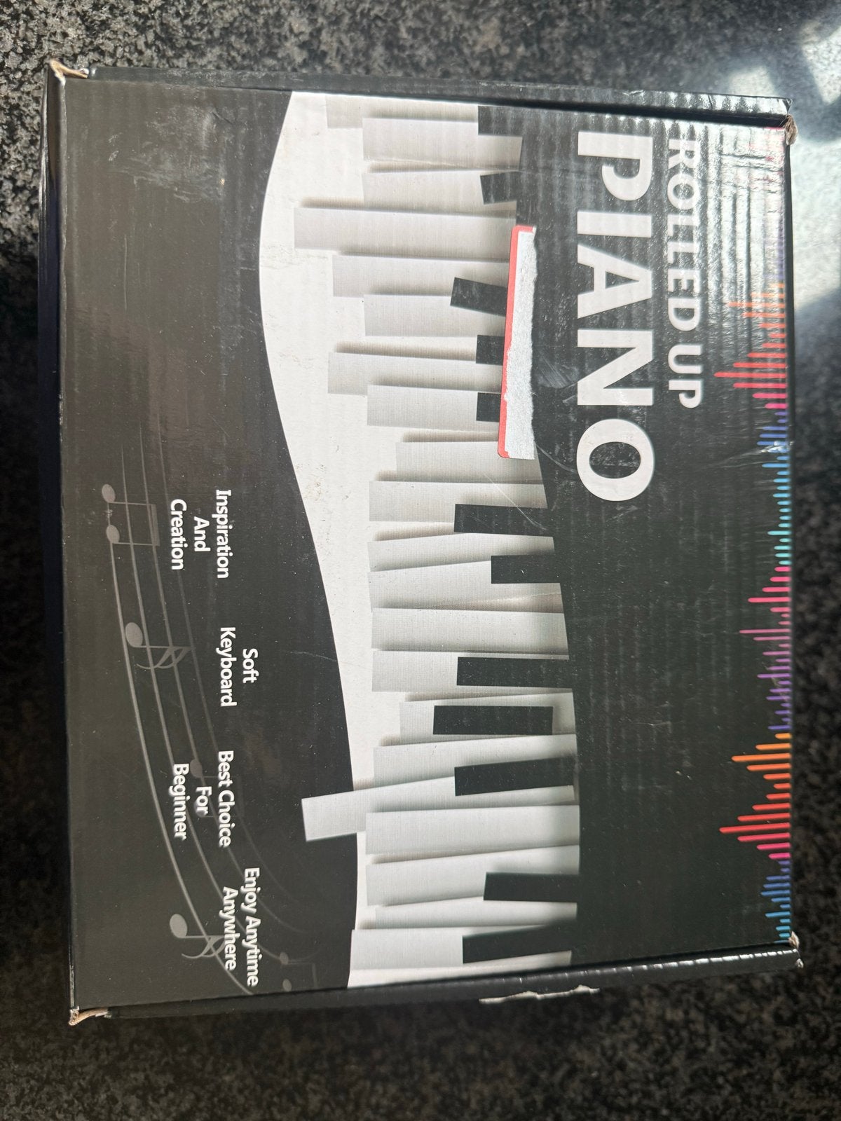 Oprolbaar Piano Keyboard - Ideaal voor Beginners, Ophalen, Zwart, Nieuw, Digitaal