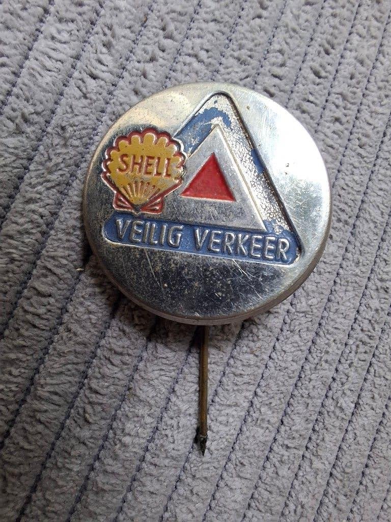 Speld Shell veilig verkeer, Verzamelen, Ophalen of Verzenden, Transport