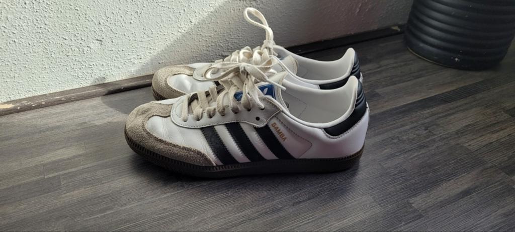 Adidas Samba maat 40 2/3, Ophalen of Verzenden, Wit, Sneakers of Gympen
