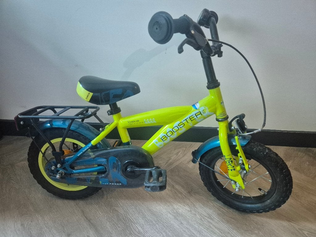 kinderfiets 12 inch Loekie Booster, Ophalen, Zijwieltjes, Gebruikt, Loekie Booster