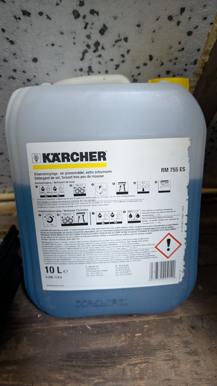kärcher RM 755 ES vloer reinigingsmiddel karcher, Huis en Inrichting, Ophalen of Verzenden, Schoonmaakmiddel