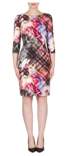 Joseph Ribkoff elegante chique gekleurde jurk mt 44, Kleding | Dames, Overige kleuren, ., Maat 42/44 (L), Joseph Ribkoff
