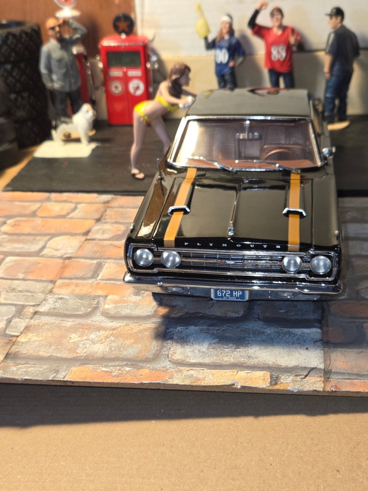 1967 Plymouth GTX HEMI zeldzaam model 1967, Verzenden, Zo goed als nieuw, Auto, ERTL