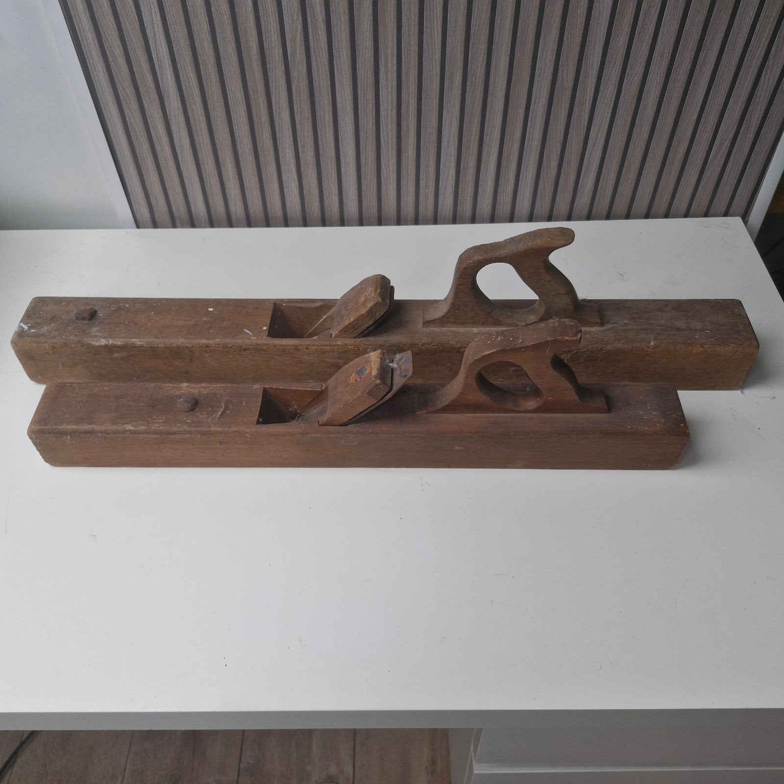 2 Antieke Houten Schaven - Vintage Gereedschap, Ophalen