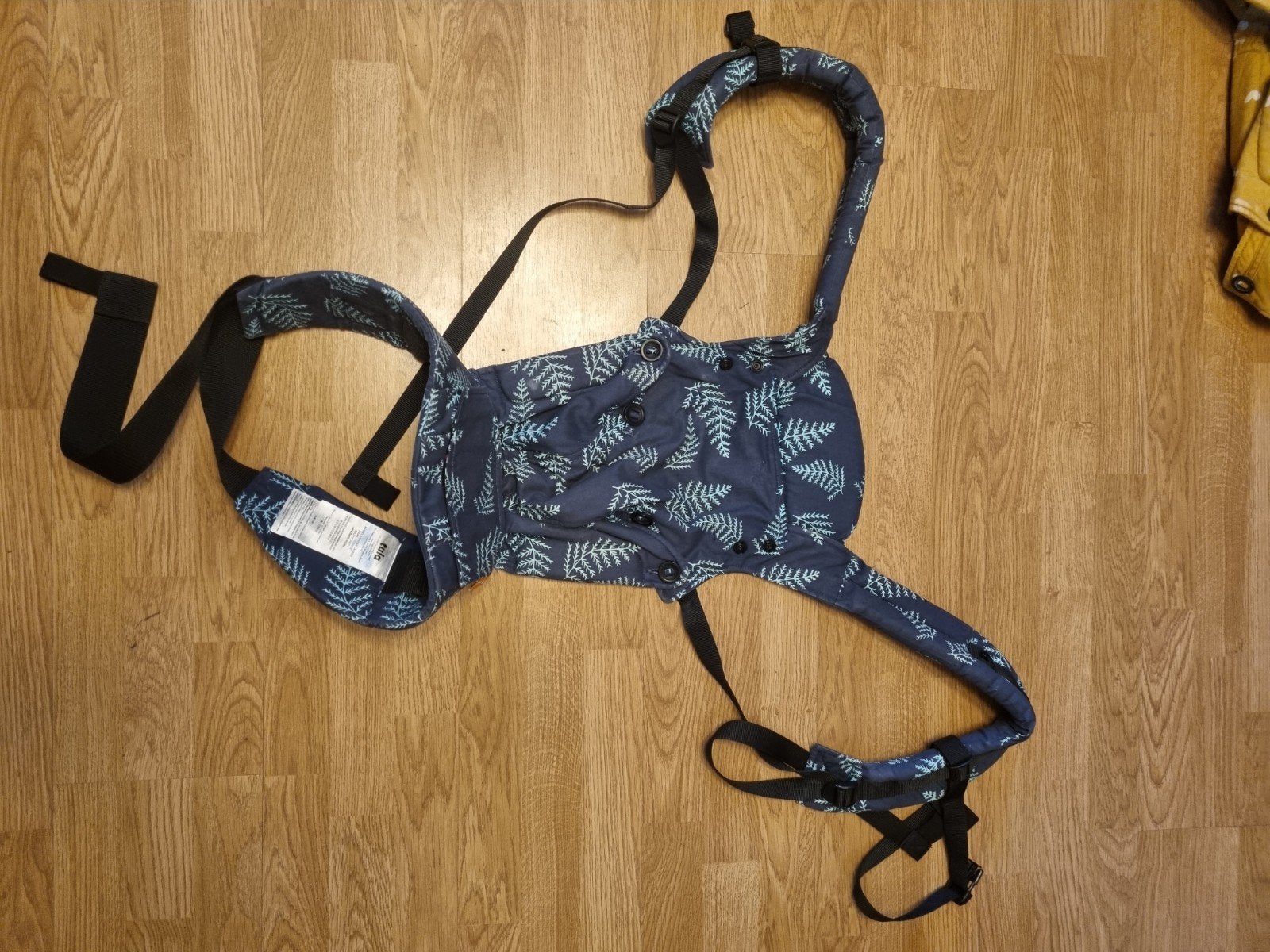 Tula explore - Bladprint, Kinderen en Baby's, Babydragers en Draagdoeken, Buik of Rug, Zo goed als nieuw, Draagzak, Ophalen