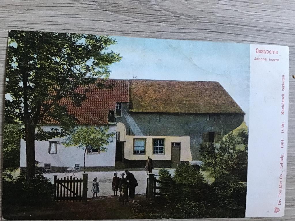 Oostvoorne Jacoba Hoeve 1905, Verzenden, Voor 1920, Gelopen, Zuid-Holland