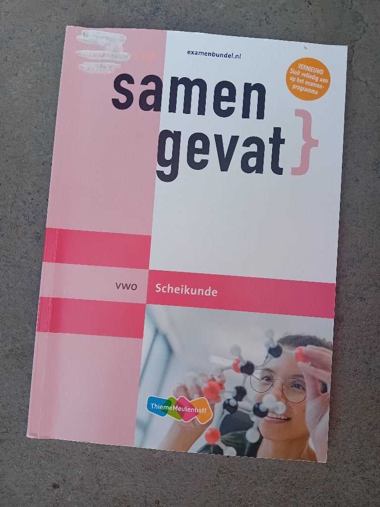 Samengevat vwo scheikunde, Boeken, Schoolboeken, Gelezen, VWO, Scheikunde, ThiemeMeulenhoff